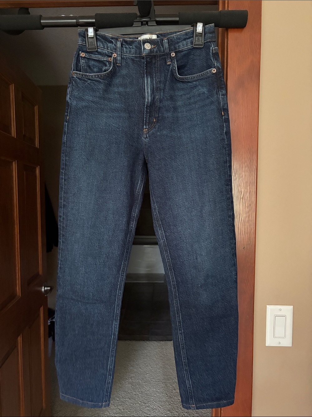 Agolde High Rise Stovepipe size 27 dark blue - Picture 2 of 5